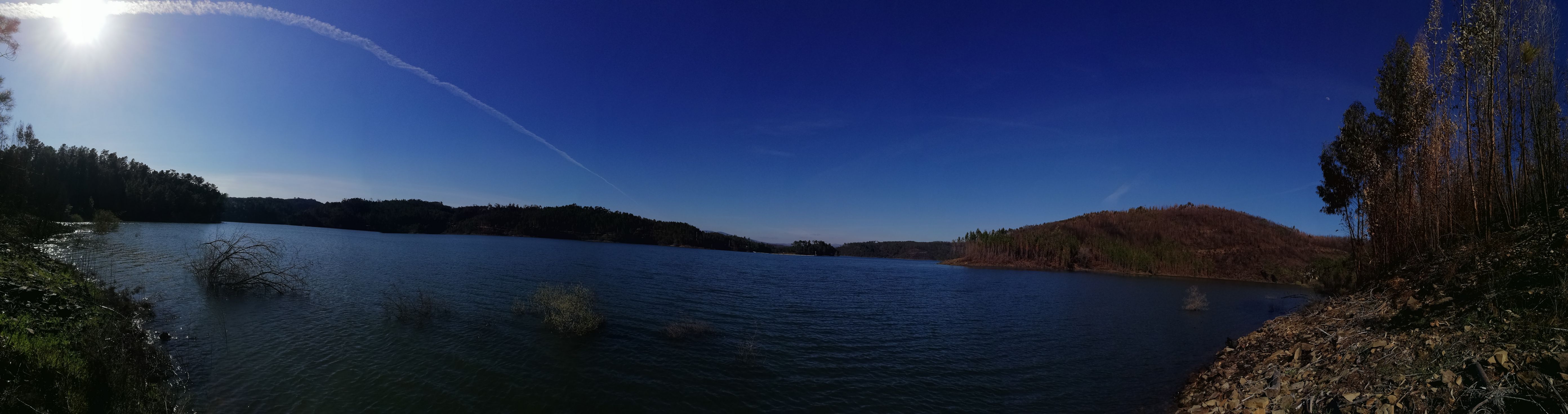 Breiteste Stelle am See